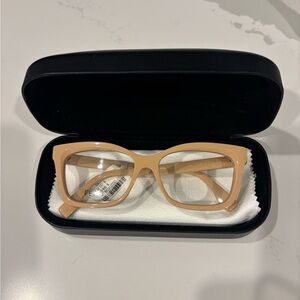 Brand new with tag!!!  Fendi Tan Designer Glasses